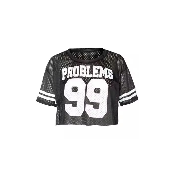 Women mashed crop top